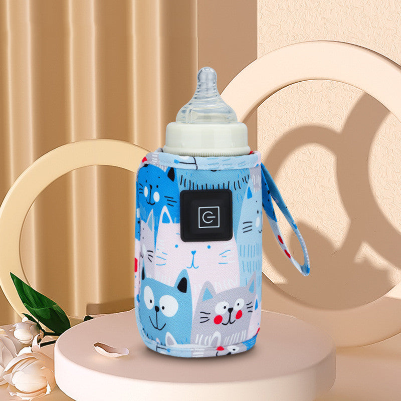 Milk Bottle Insulation Sleeve USB Three Gear Heating For Portable Use