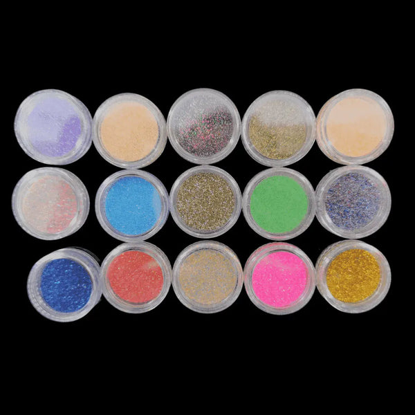 Bulk Collection - 15x Cosmetic Glitters-0