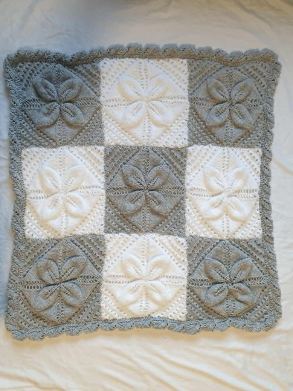 hand knitted snuggle blanket