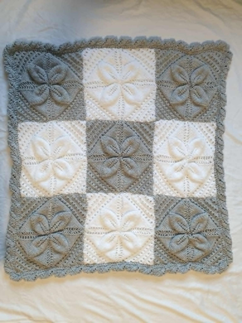 hand knitted snuggle blanket