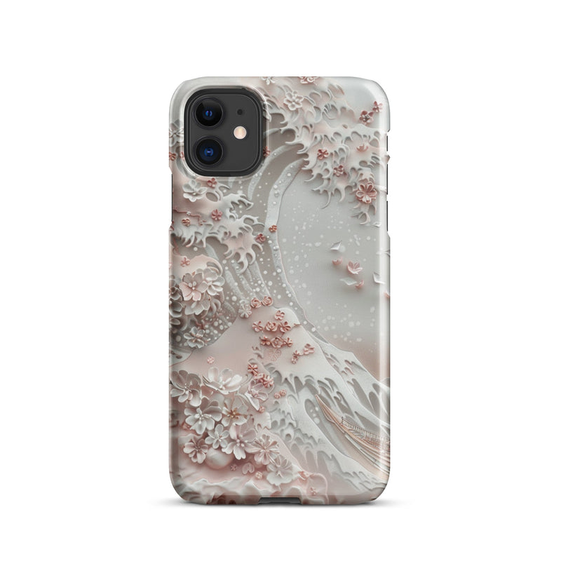 Great Wave White Phone case for iPhone-0
