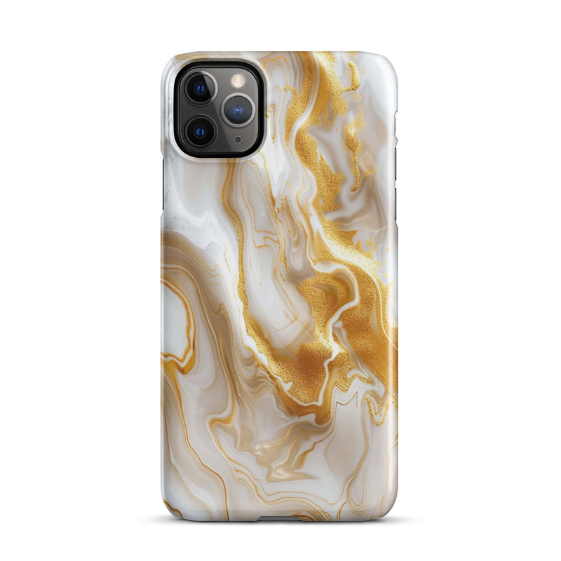 Gold Marble Phone case for iPhone-4