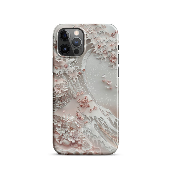 Great Wave White Phone case for iPhone-10