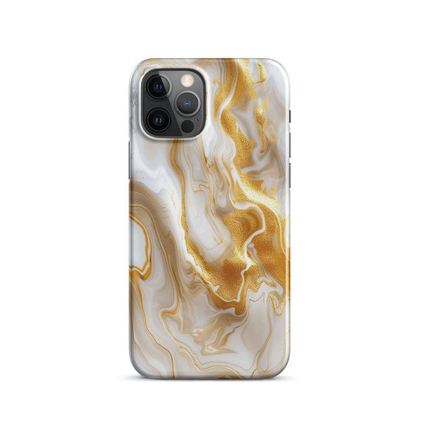 Gold Marble Phone case for iPhone-10
