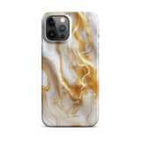 Gold Marble Phone case for iPhone-12