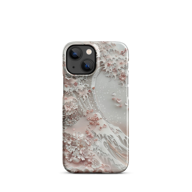 Great Wave White Phone case for iPhone-14
