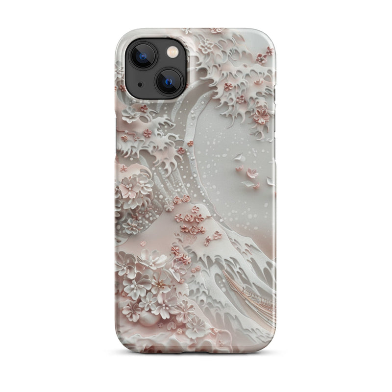 Great Wave White Phone case for iPhone-24