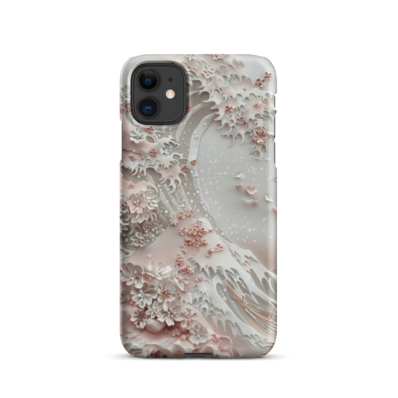 Great Wave White Phone case for iPhone-1