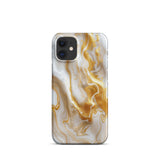 Gold Marble Phone case for iPhone-7