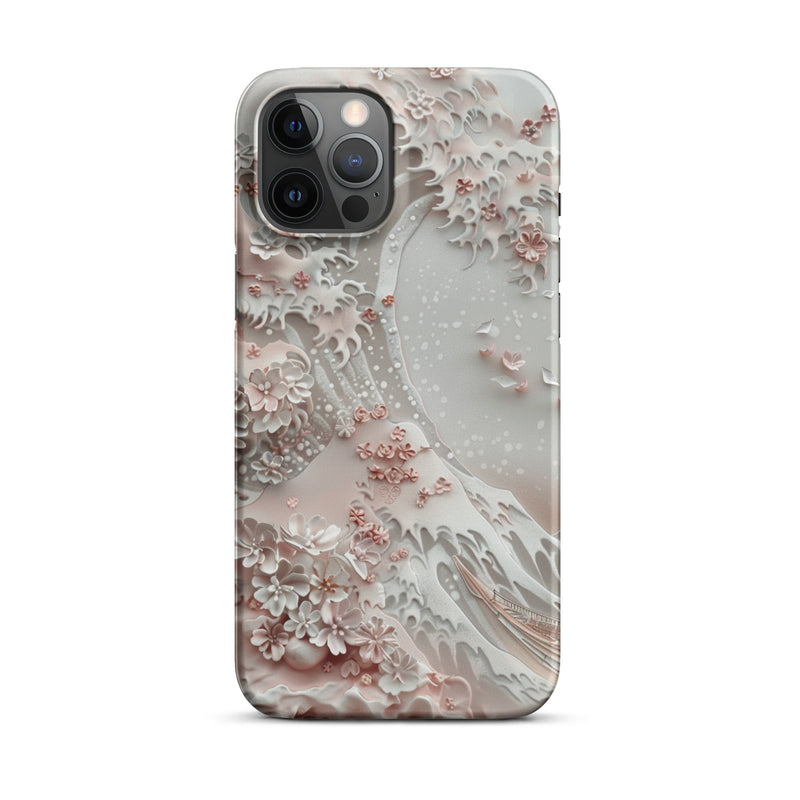 Great Wave White Phone case for iPhone-13