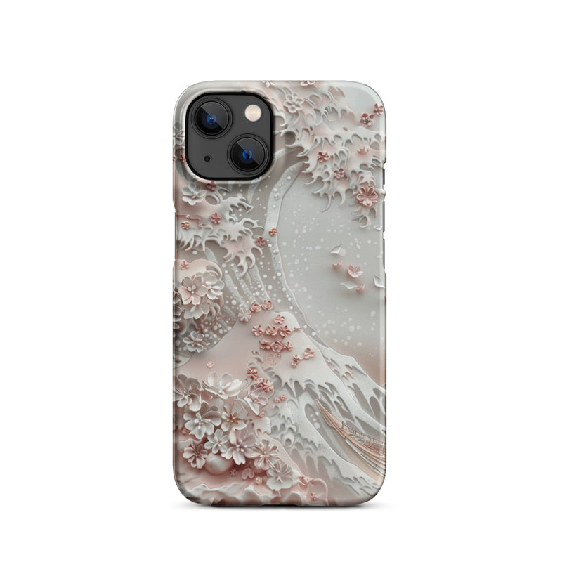 Great Wave White Phone case for iPhone-17