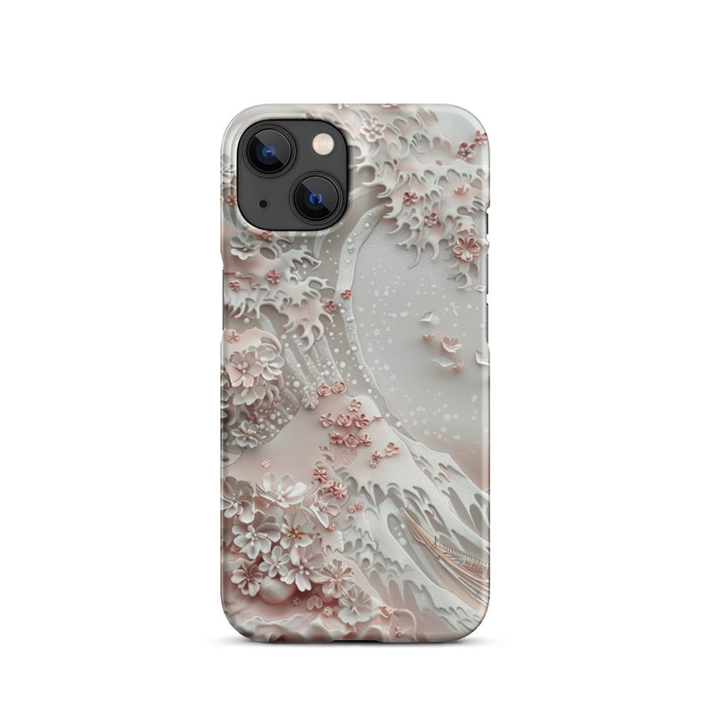 Great Wave White Phone case for iPhone-23